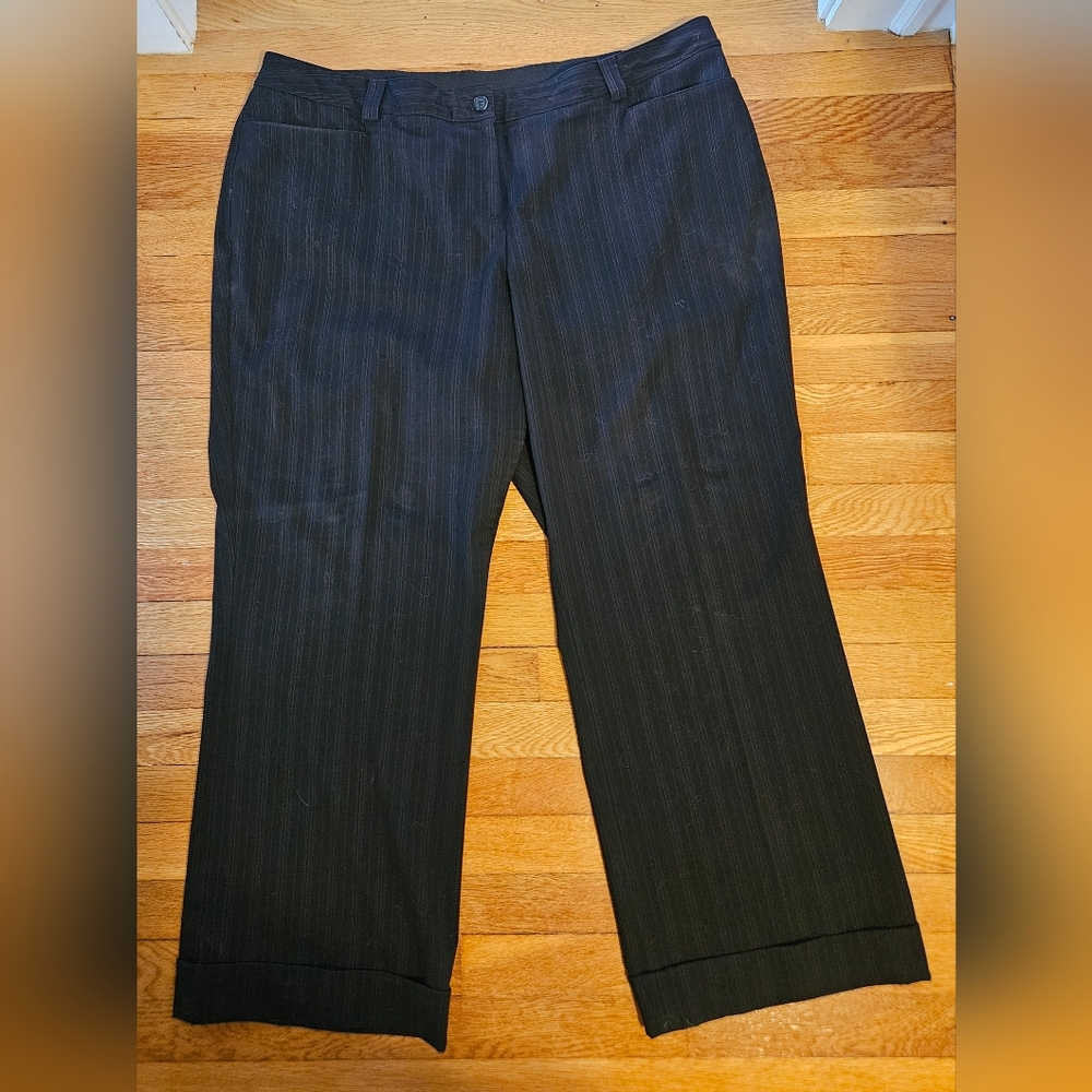 Pinstripe Straight-leg pant